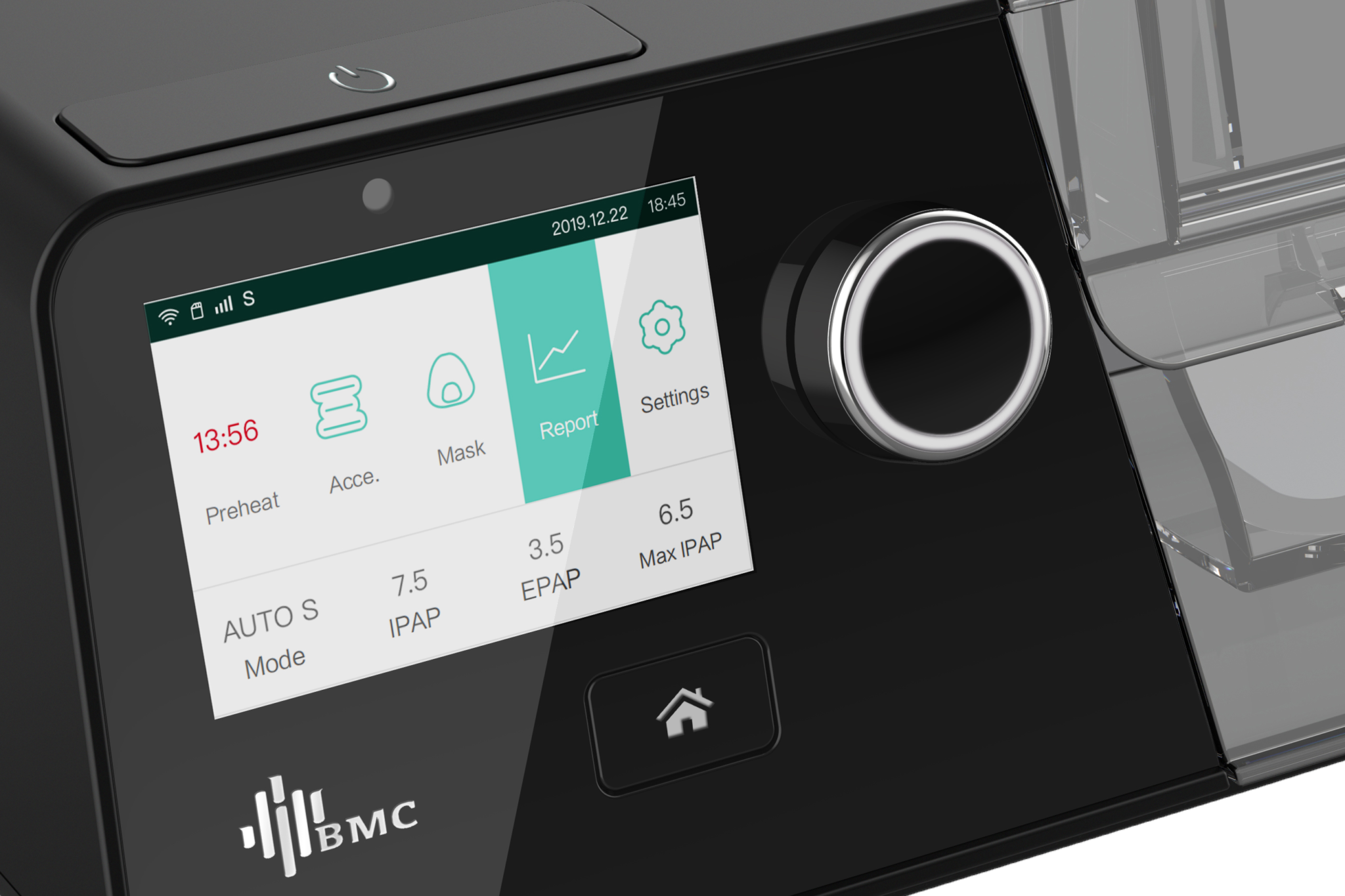 BMC G3 Fixed Pressure CPAP with Humidifier and Integrated Heated Tubing