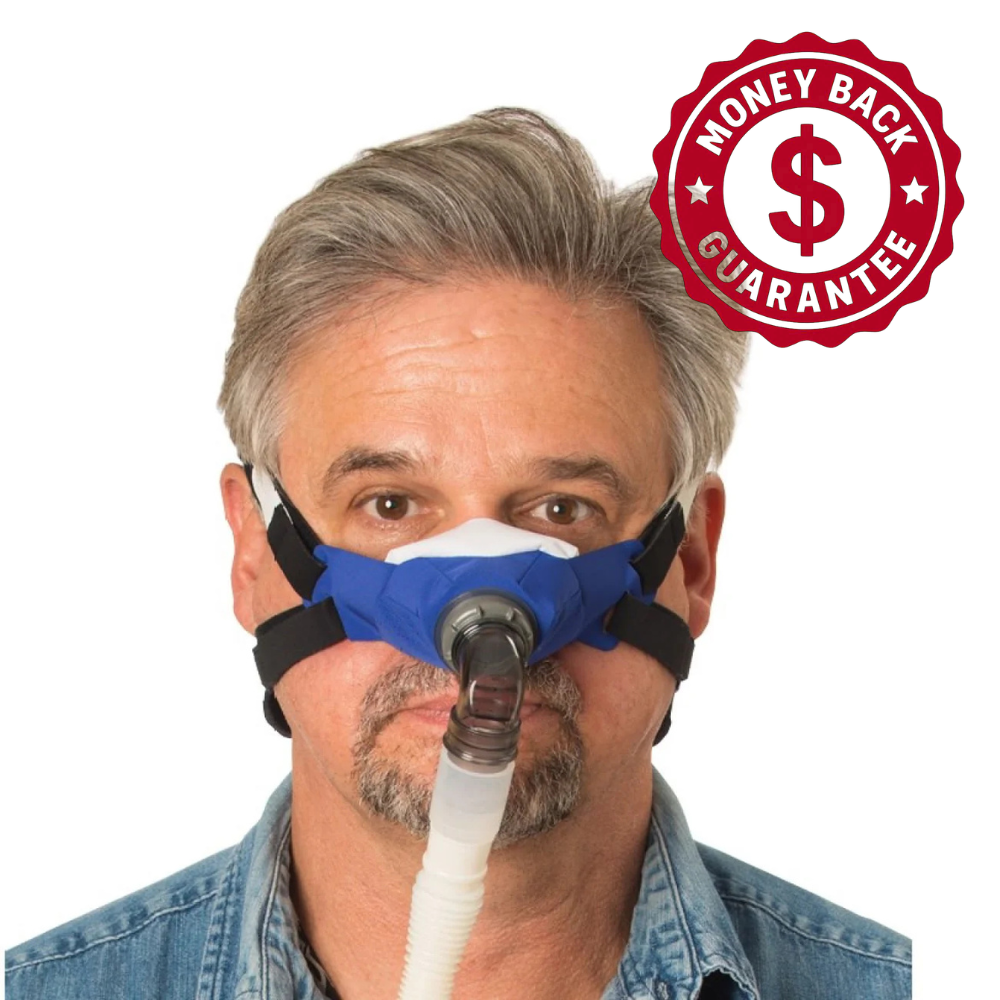 SleepWeaver 3D Cloth CPAP Mask Starter Kit with Headgear (Free Featherweight CPAP Tubing included)