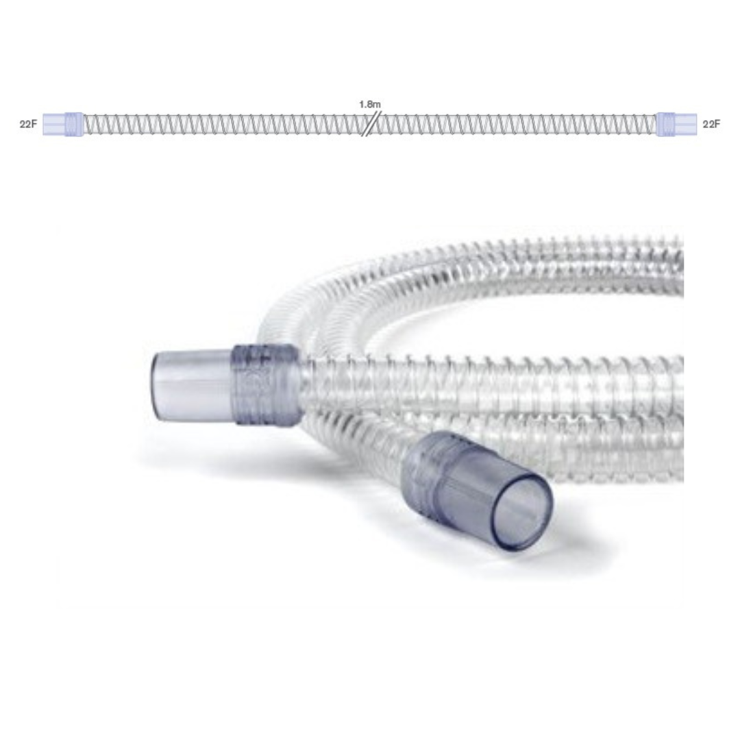 Single Smoothbore CPAP Tubing – 22mm, 1.8m