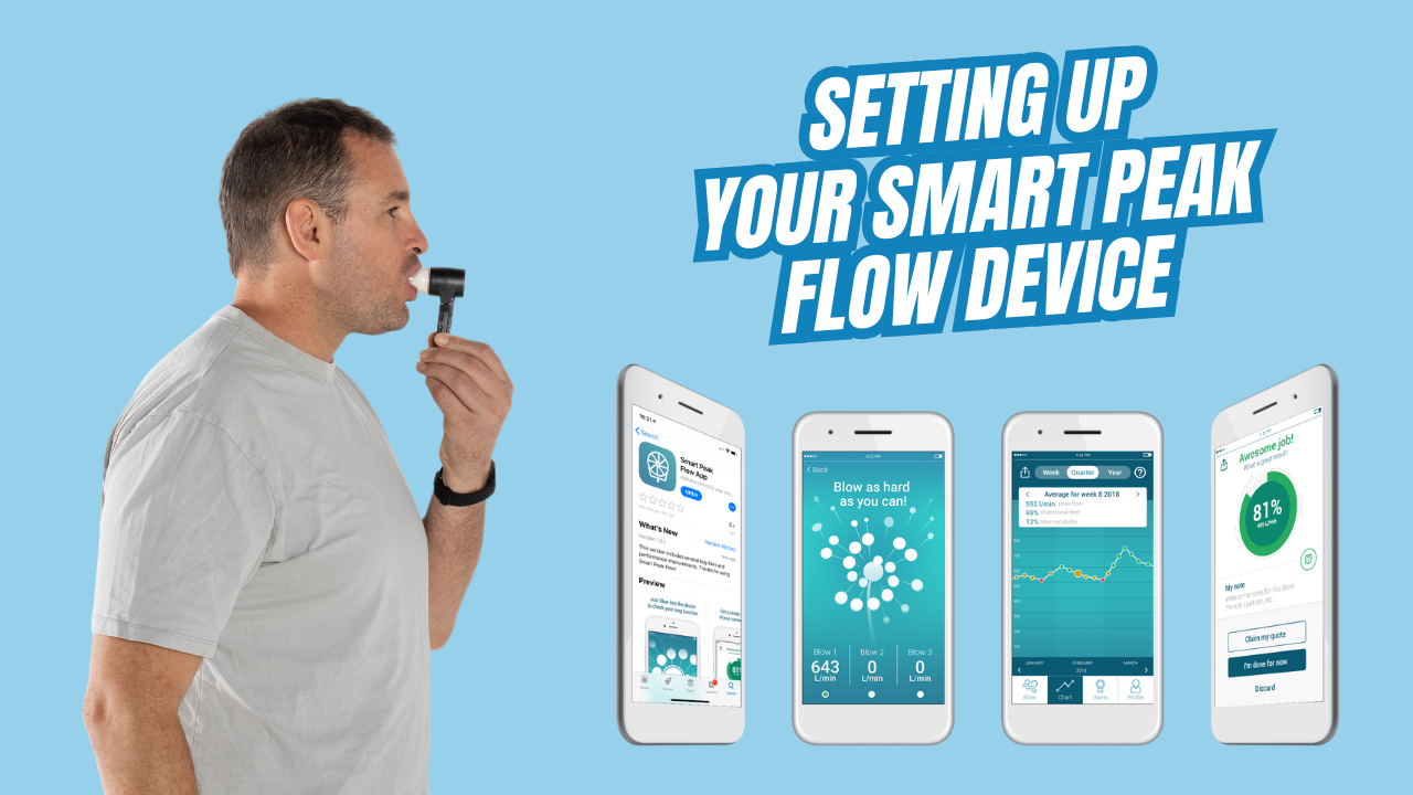 How to Set Up Your HomeMed Smart Peak Flow Monitor
