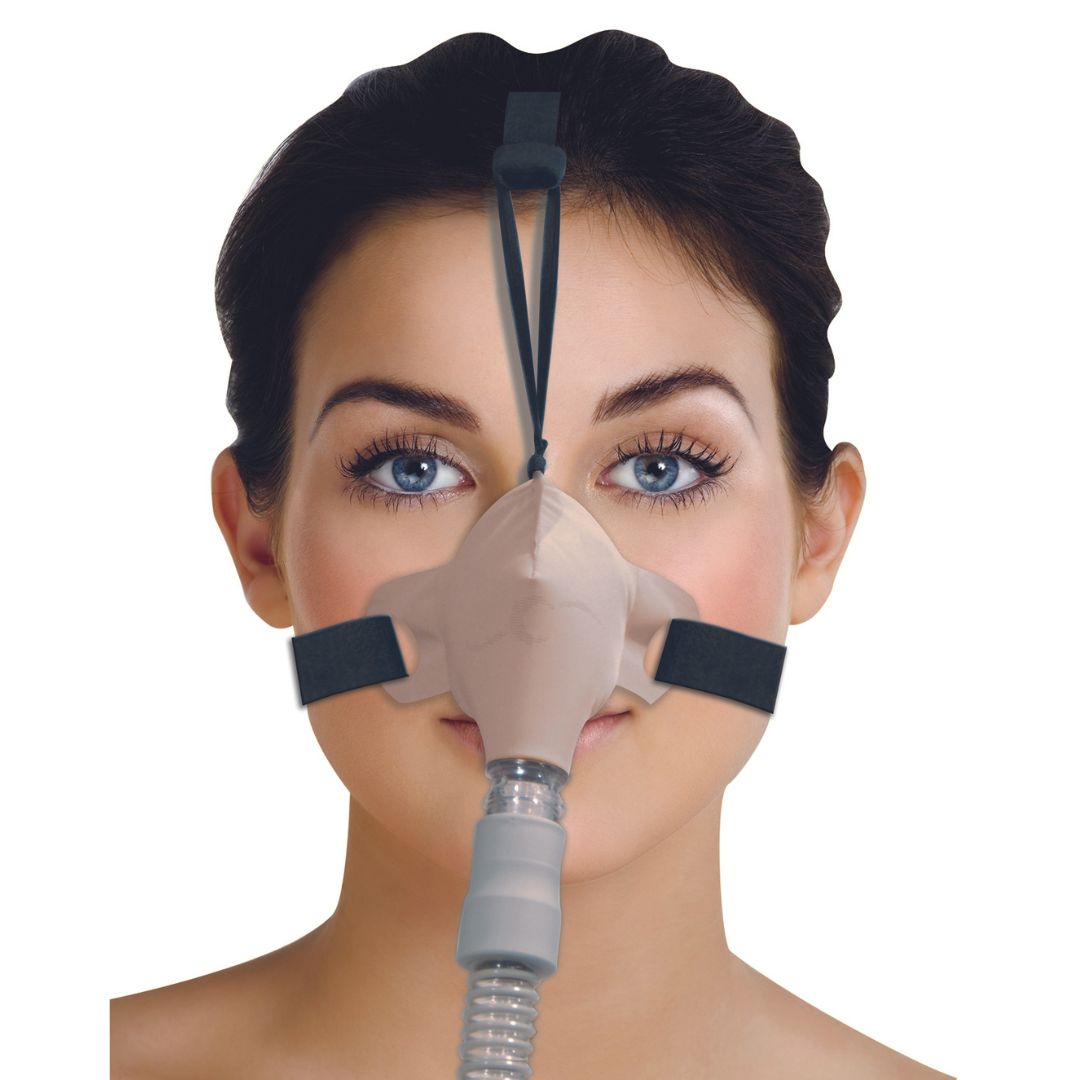 SleepWeaver Advance Soft Cloth Nasal CPAP Mask & Headgear