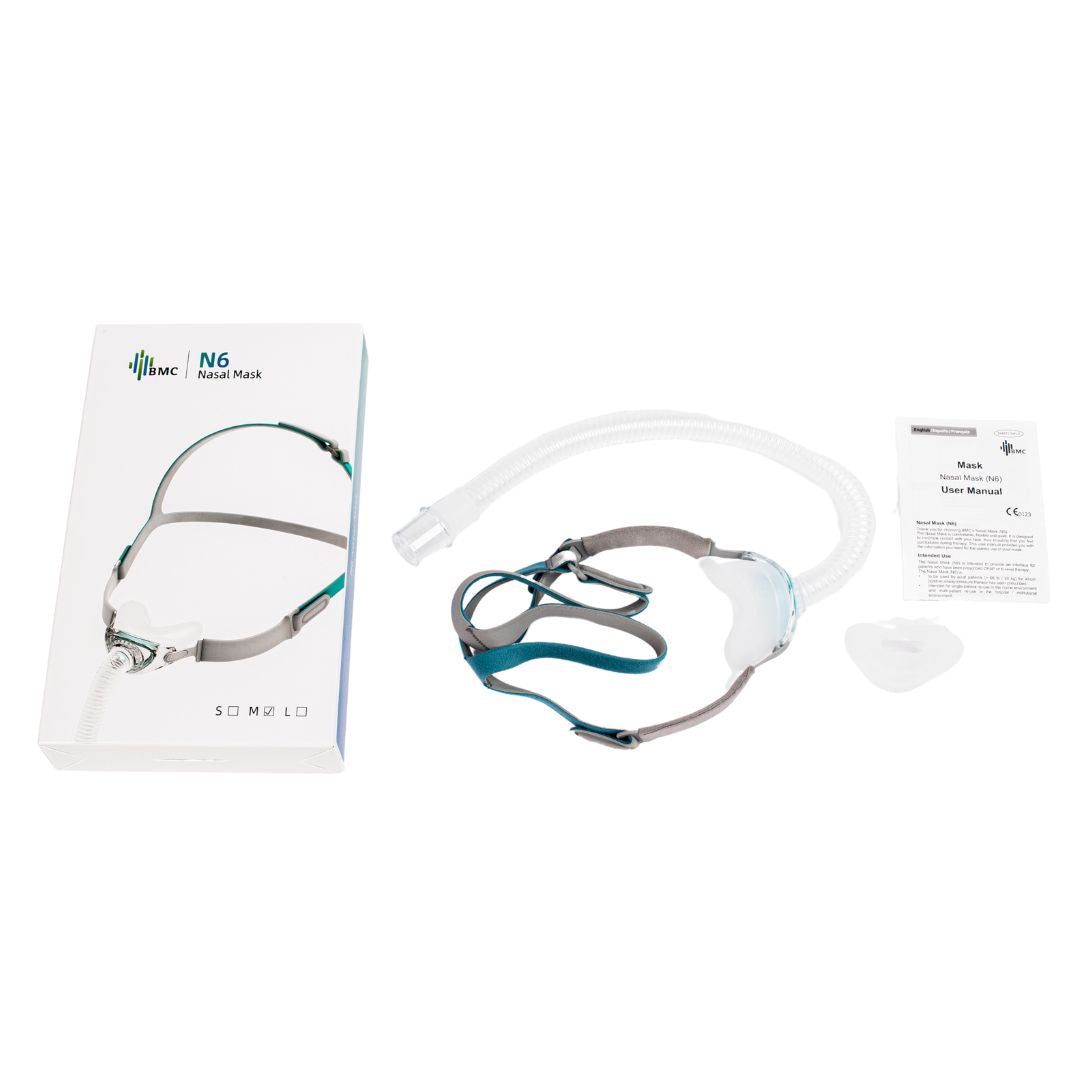BMC N6 Nasal Cradle CPAP Mask Starter Kit