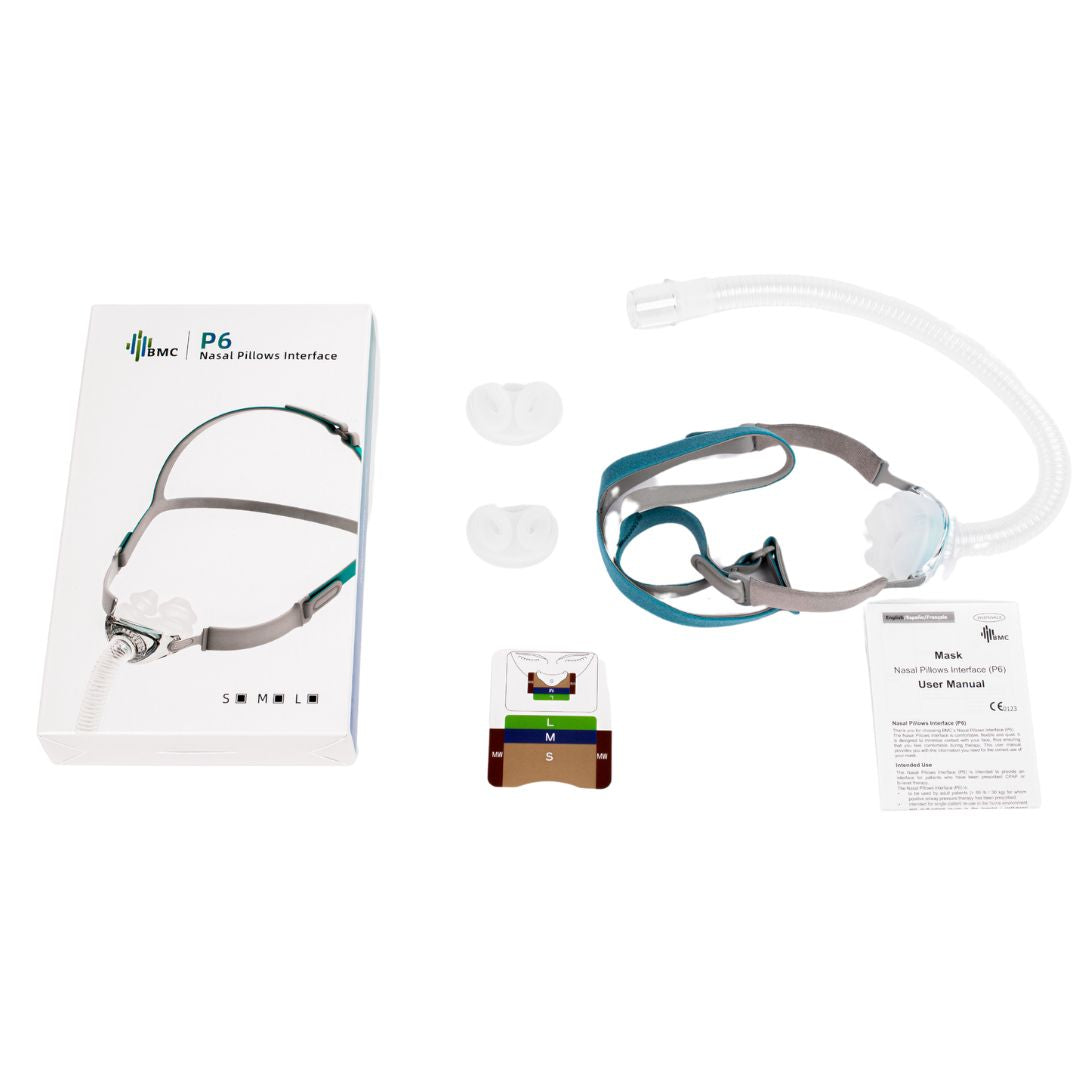 BMC P6 Nasal Pillow CPAP Mask Starter Kit