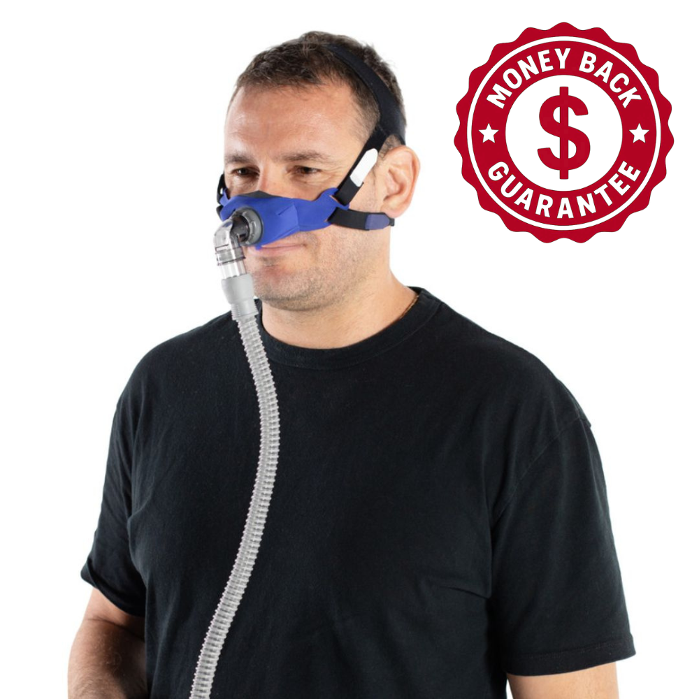 SleepWeaver Élan Soft Cloth Nasal CPAP Mask & Headgear